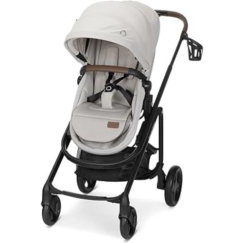 Maxi-Cosi Tayla Max Baby Strollers, Modular with Adjustable Seat, Converts to Lie-Flat Carriage, Parent and World Facing View, Lightweight, Desert Wonder