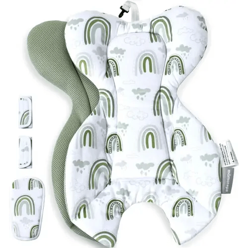 Infant Insert Compatible with 4moms RockaRoo and MamaRoo Multi-Motion Baby Swing for Newborn,Soft & Cool Mesh Fabric, Reversible Design,Newborn Insert with Head and Body Support,Machine Washable