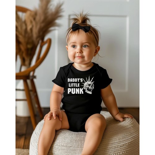 Daddy's Little Punk Onesie | Punk Baby Goth Baby Clothes Baby Goth Baby Stuff Goth Onesie Gothic Baby Clothes Punk Baby Gift Punk Onesie