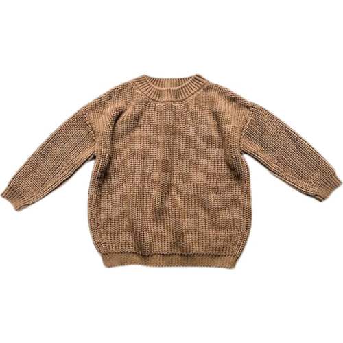 The Chunky Sweater, Caramel - The Simple Folk | Maisonette