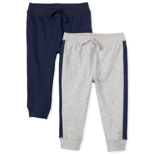 Baby Side Stripe Pants 2-Pack - Blue