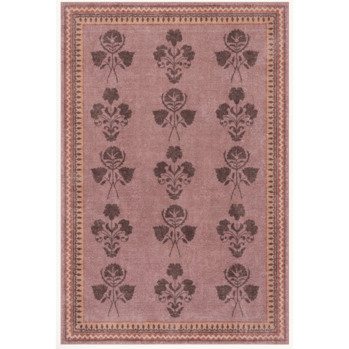 Floris Hand-Tufted Floral Wool-Blend Rug | Pink – Rugs USA