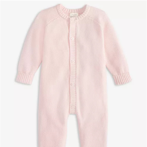 Baby Cotton Long-Sleeve Sweater Romper, Created for Macy's