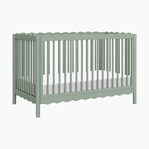 babyletto Swell 4-in-1 Convertible Crib with Conversion Kit - Light Sage