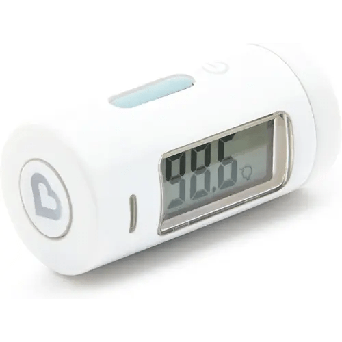 Munchkin® Forehead Baby Thermometer for Newborns, Kids and Adults, No Touch, Infrared, Fast 1 Second Digital Reading, Travel Case, White