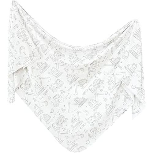 Copper Pearl Large Premium Knit Baby Swaddle Receiving Blanket Gage