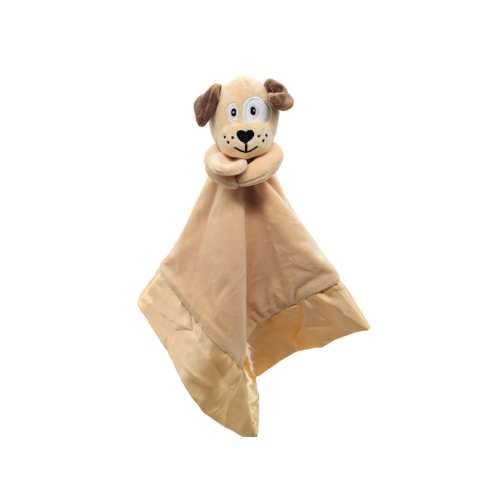 Dog Lovey Blanket / 20" x 20" / puppy dog Security Blanket / Baby shower Gift / Personalization available / unisex / Ships from TX