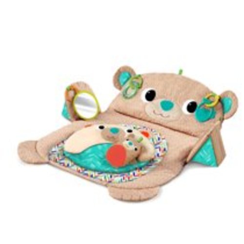 Bright Starts Tummy Time Prop & Play Activity Mat - Teddy Bear