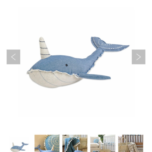 Caspian Narwhal Animal Plush Toy