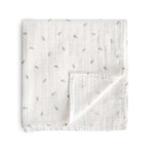 Organic Cotton Mushie Baby Muslin Swaddle Blanket