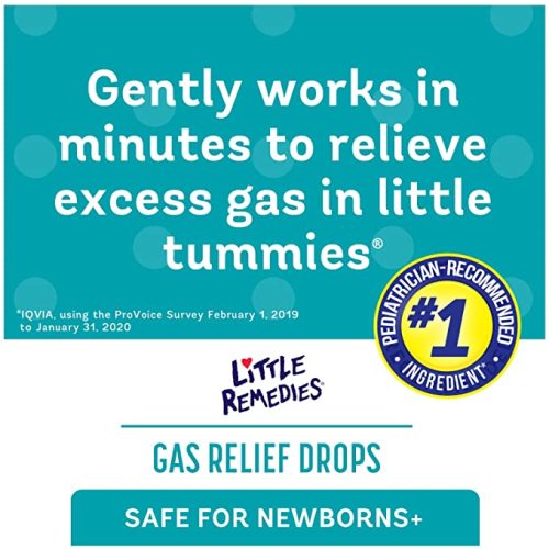 Little Remedies Gas Relief Drops | Natural Berry Flavor | 1 oz. | Pack of 1 | Gently Works in Minutes | Safe for Newborns - 1 Fl Oz (Pack of 1)