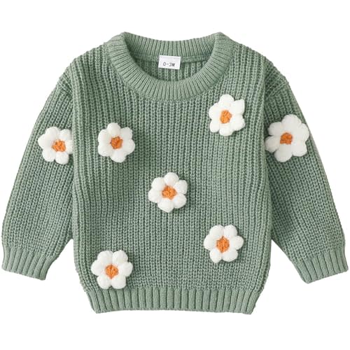 Infant Toddler Baby Girl Oversized Sweater Long Sleeve Sweaters Fall Winter Tops Clothes