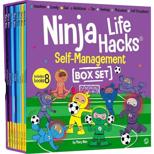 Ninja Life Hacks Self Management 8 Book Box Set (Books 33-40: Impulsive, Lonely, Sad, Ambitious, Zen, Feelings, Motivated, Self Disciplined)
