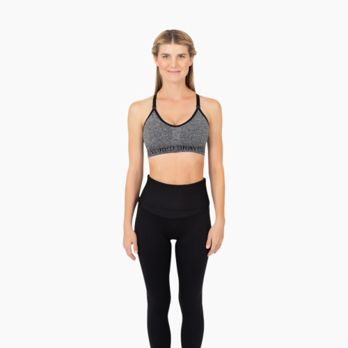 Kindred Bravely Sublime Support Low Impact Nursing & Maternity Sports Bra - Grey Heather, Medium