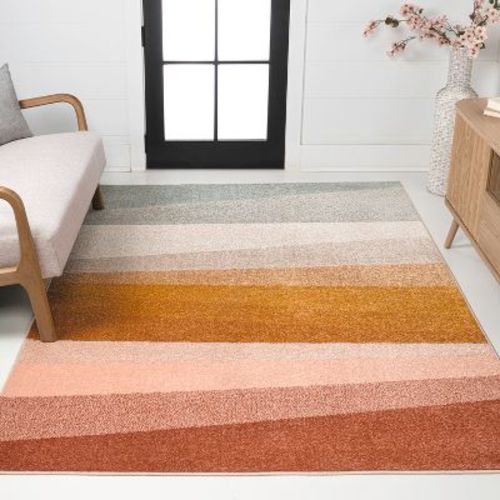 JONATHAN Y Prism Geometric Striped Indoor Area Rug