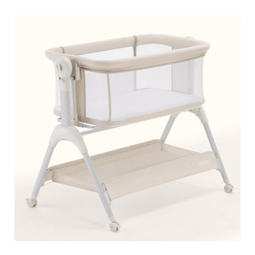 HARPPA Cuddly Sway | 3-in-1 Rocking Baby Bassinet & Bedside Sleeper with Anti-Reflux Mattress for Newborns | Attaches to Bed, Adjustable Height, Tool-Free Setup, Portable Wheels, CPSC Certified, Gentle Rocking Motion | Ideal for Infants, Safe Co-Sleeping