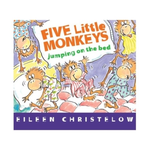Five Little Monkeys Jumping on the Bed Board Book by Eileen Christelow, Board Book | Barnes & Noble®