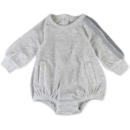HonestBaby Multipack Short Romper Sets and Dresses 100% Organic Cotton for Infant Baby and Toddler Boys, Girls, Unisex