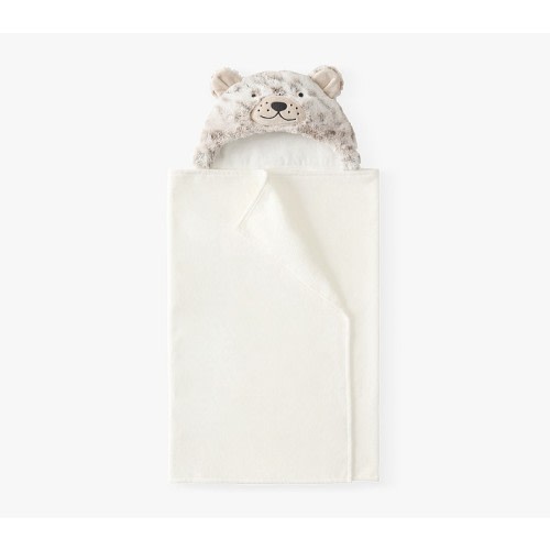 Critter Faux Fur Kid Hooded Towel Collection