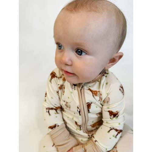 Convertible Zip Pajamas - Longhorns – Goosies