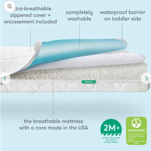Newton Waterproof Crib Mattress