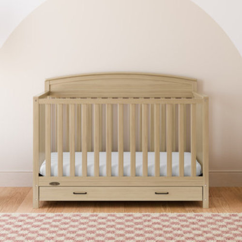 Driftwood Graco Benton 5-In-1 Convertible Crib With Drawer | Wayfair