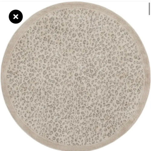 Ivory 5' x 5' Savannah Round Rug | Rugs.com