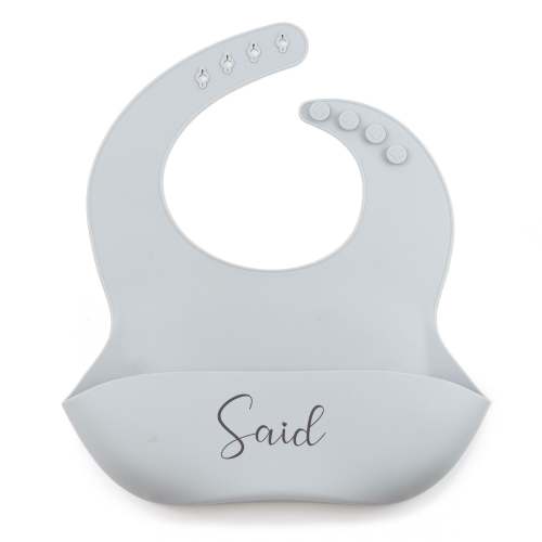 JBØRN Silicone Baby Feeding Bib