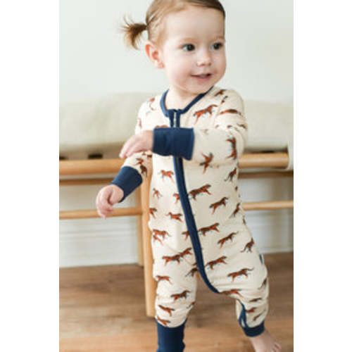 Zipper Baby Pajamas | Super Soft Viscose Bamboo | Tiger Print | Free Shipping >$75 – Southern Slumber
