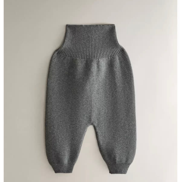 BABY KNIT LEGGINGS - Gray | ZARA United States