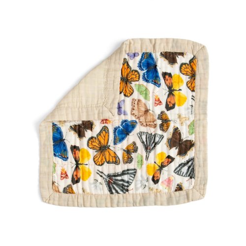 Flutter Friends Butterfly Baby Lovey Muslin Blanket - 1canoe2