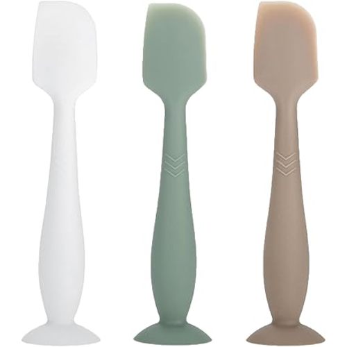 3-Pack Baby Diaper Cream Spatula - Baby Diaper Rash Cream Applicator for Butt Paste Diaper Cream - Diaper Cream Brush for Newborn Baby Essentials (A)