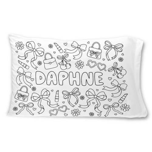 Colorable Personalized Pillow Case | Material Girl