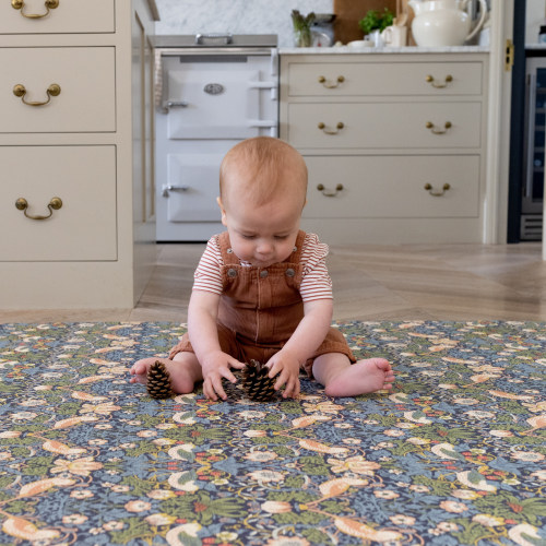 Morris & Co. The Strawberry Thief Play Mat – Totter and Tumble LLC