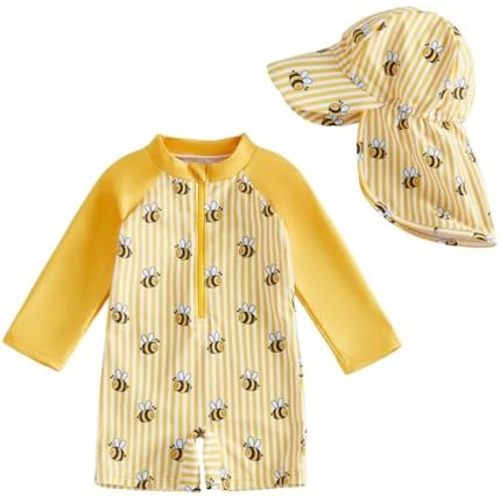 Baby Boy Swimsuit with Hat