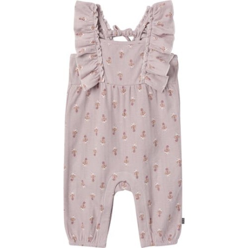 Ruffles Long Romper, 3-6M