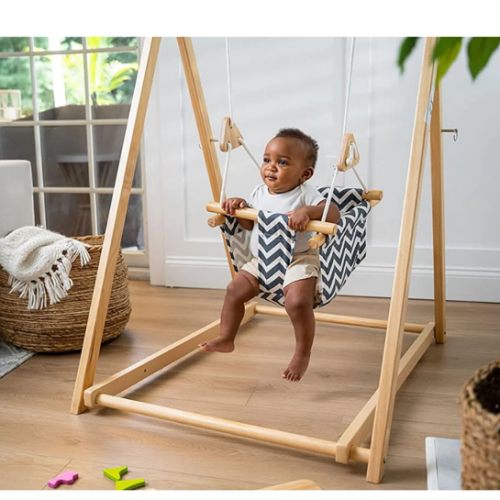 Spruce - Baby and Toddler Foldable Swing Set with