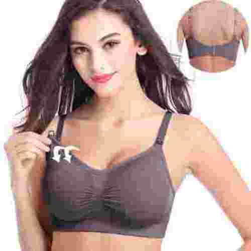 Tejiojio Maternity,Labor,Nursing Clothing Clearance Pregnant Women's Plain Color Bra Maternity Nursing Bras Vest Tops