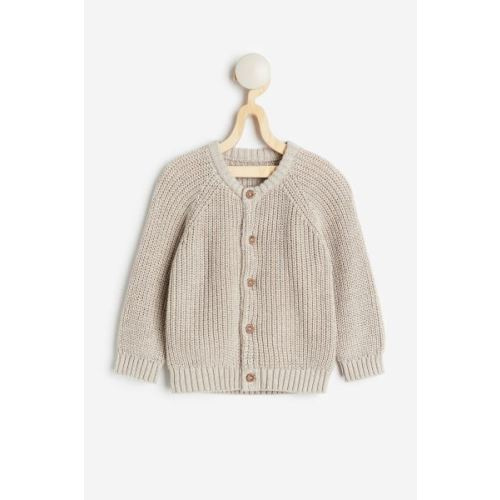 Rib-knit Cardigan