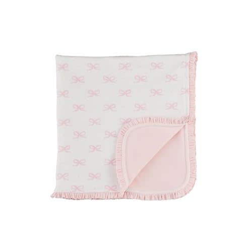Mud Pie Children's Girl Bows Arrival Blanket