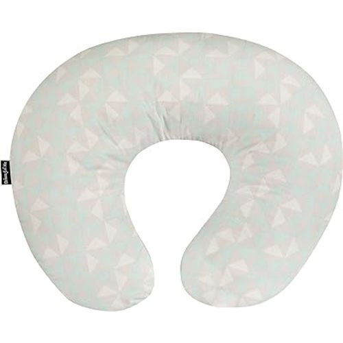 Dream On Me Beeboo Nursing Pillow and Positioner, Breastfeeding and Bottlefeeding Pillow, Removable and Washable Pillow Cover, Soft and Breathable Fabric, Pink and Blue (Pack of 1)
