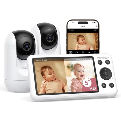 Amazon.com: Momcozy Smart WiFi Baby Monitor, APP Control Baby Monitor with Camera & Audio, Danger Zone Alert, Motion & Cry Detection, 1080P Night Vision, 2-Way Talk, Photo & Video Recording (Compatible With BM04) : Baby