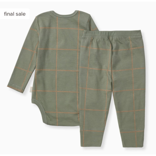Swiss Check Neutral Bodysuit & Pant Set – Burt's Bees Baby
