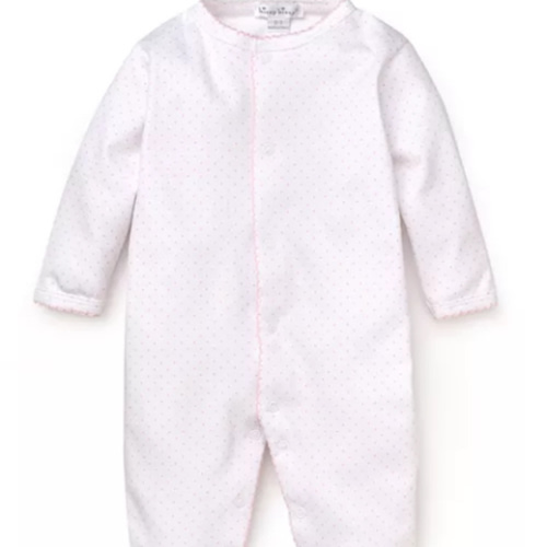 Girls' Printed Dot Footie - 3-6 M