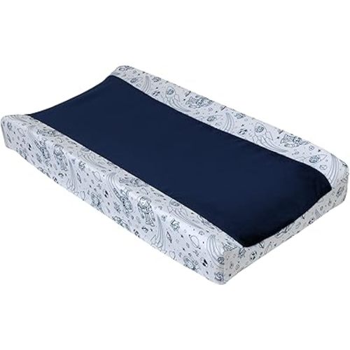 Disney Toy Story Outta This World Blue and White Super Soft Changing Pad Cover
