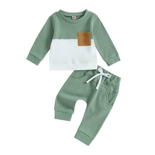 CIYCUIT Toddler Baby Boy Clothes Long Sleeve Sweatshirt Pants Set Fall Winter Outfits