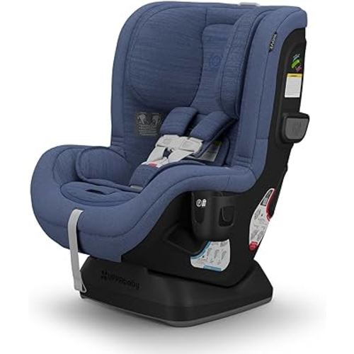UPPAbaby Rove Convertible Car Seat - 2-in-1 Rear + Forward Facing - Quick + Secure 3-Step Install - Intuitive Safety Technology + Comfort Features - Cup Holder Included - Cody (Coastal Blue)