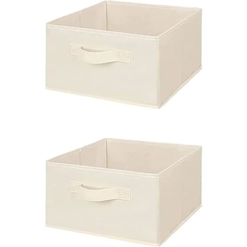 Hanging Shelf Closet Storage Organizer Removable Drawers ，Hanging Storage Organizer Hanging Sweater 2 Sock Underwear Drawers for Closet, Bedroom, Beige