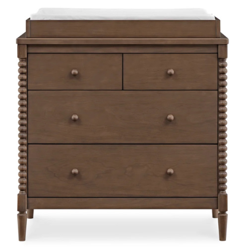 Saint 4 Drawer Dresser with Changing Top and Interlocking Drawers | Delta Children