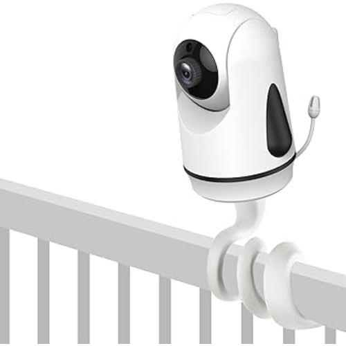 HelloBaby Monitor Mount for HB6339/HB6550/HB6550pro/HB6081/HB65/HB40,Works with All HelloBaby Monitor Camera,Bendable and Adjustable,Wraps Around Cot Baby Monitor Camera Holder